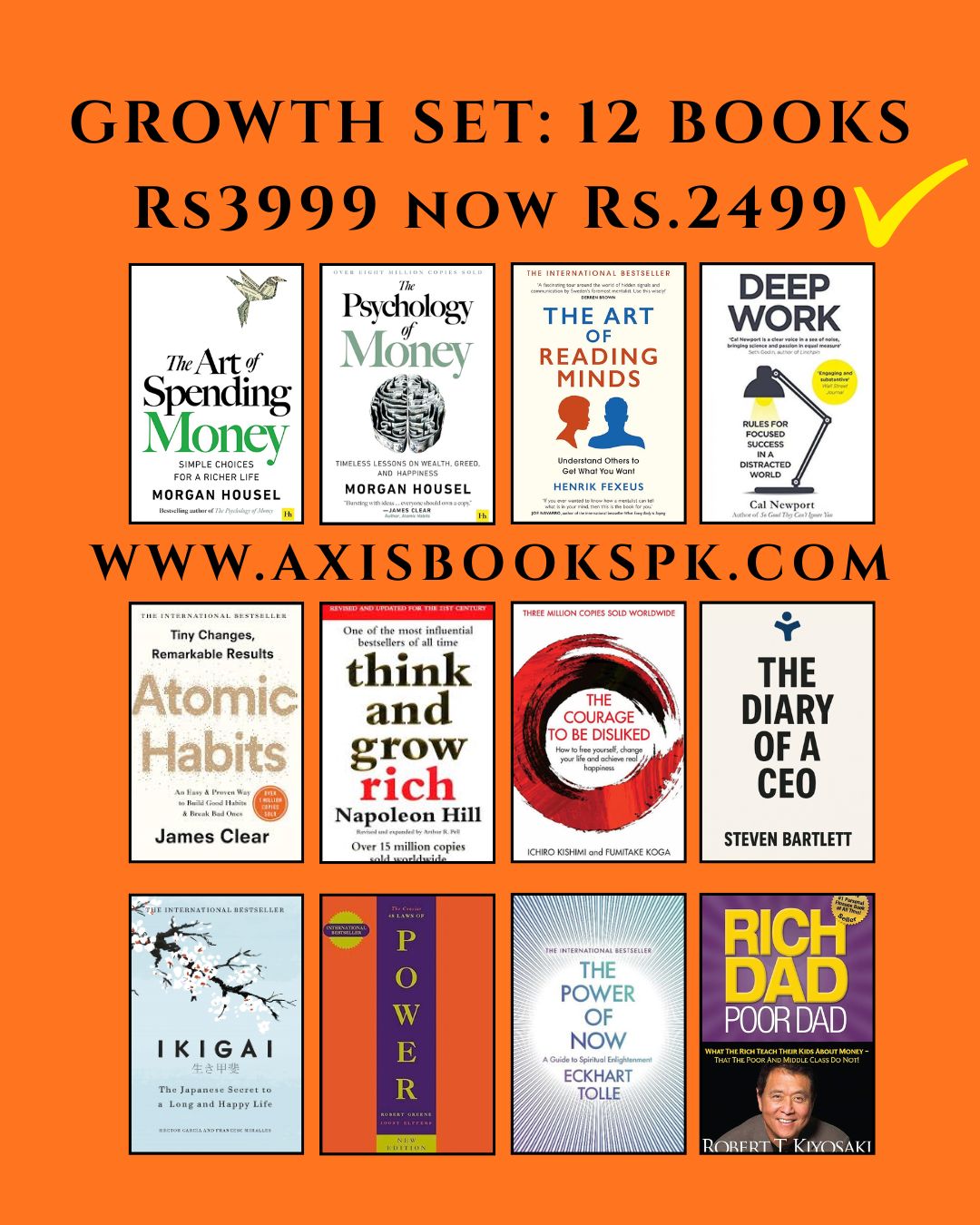 New Growth set— 12 Bestselling books Rs 2499