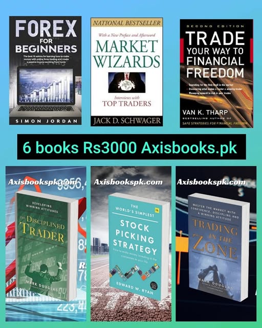 TRADING set of 6 books Rs 3000