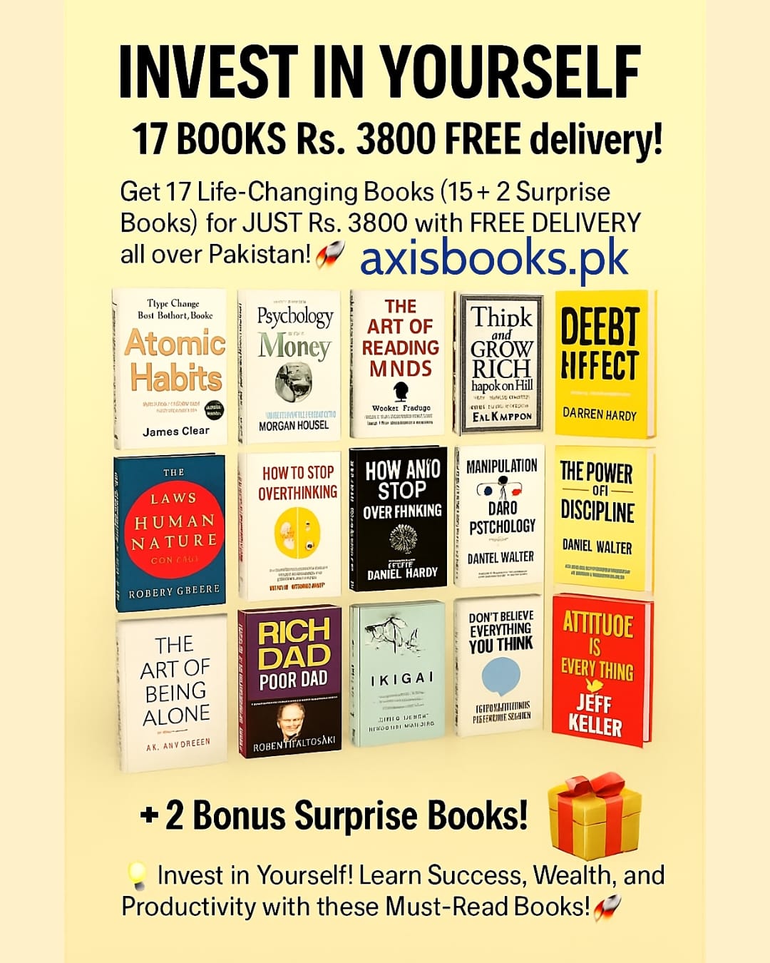Gift deal 17 books Rs3500