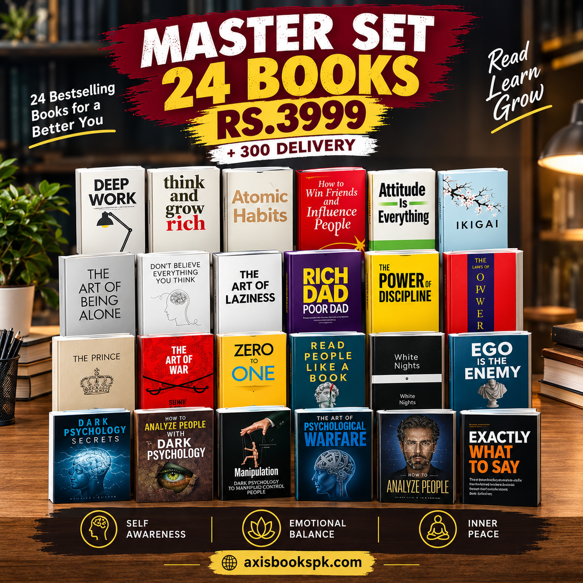 Master set - 24 BOOKS FOR Rs.3999+300 Delivery