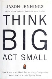 Think Big, Act Small book cover