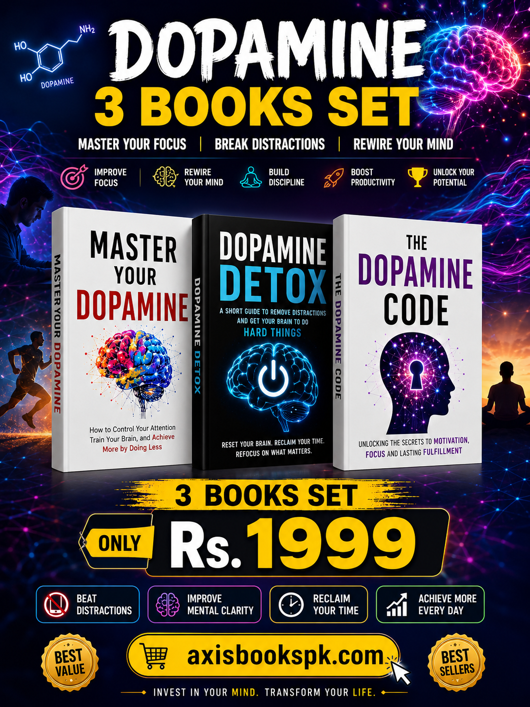 Dopamine 3 Books Set