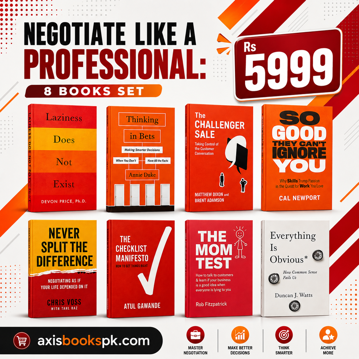 Negotiate like a professional : 8 books Rs 5999