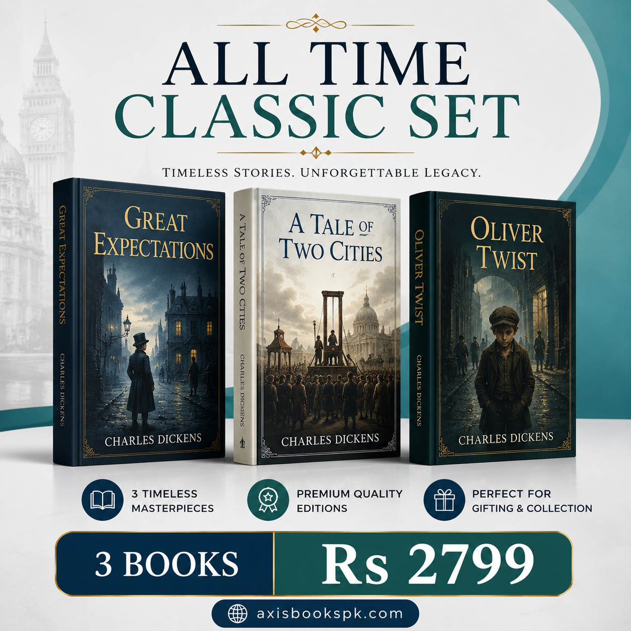 All Time Classic Set 3 books Charles Dickens