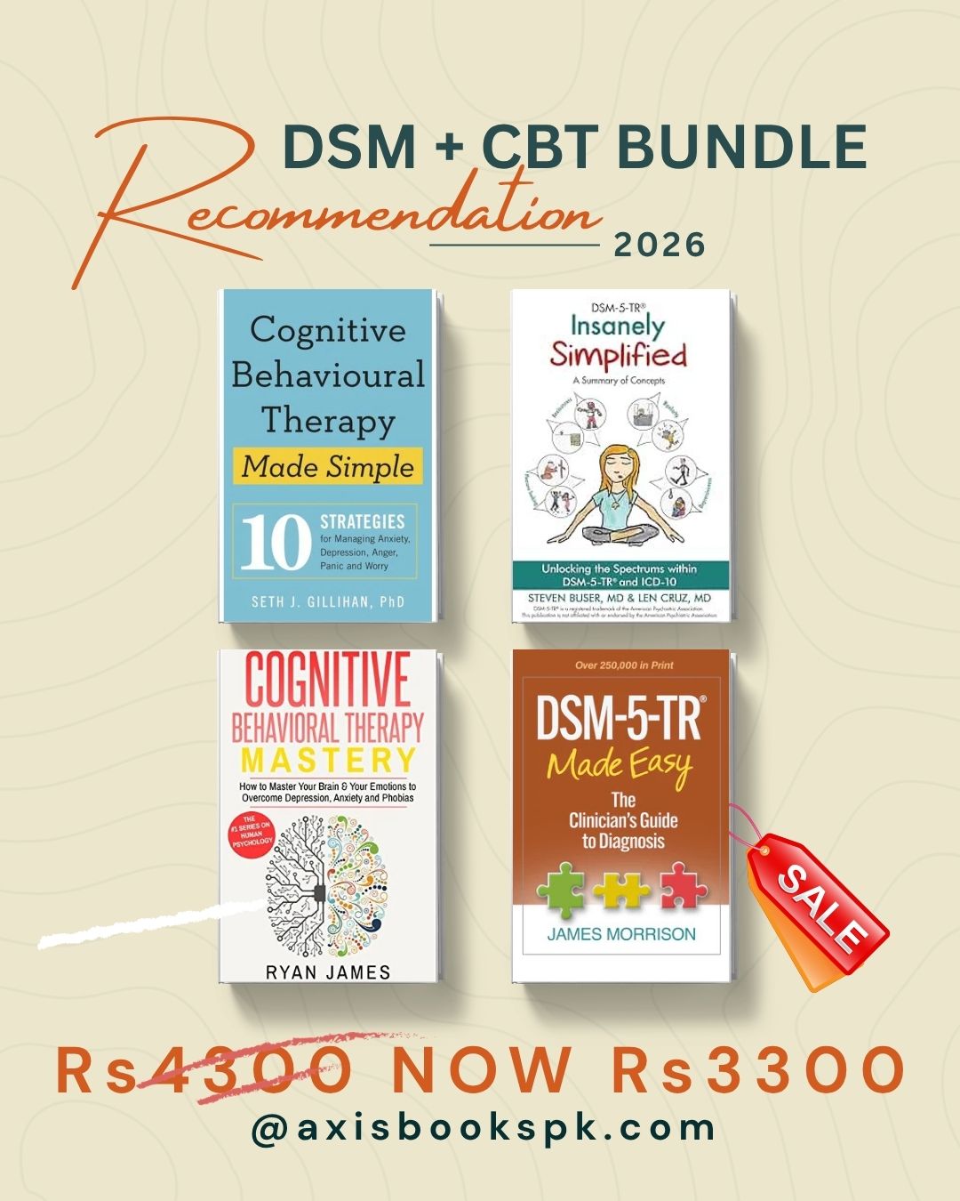 DSM + CBT Recommendation Bundle [4 BOOKS] – AXISBOOKS
