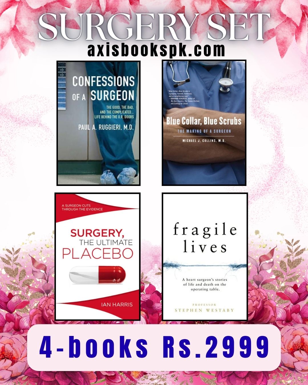 Surgery Set – 4 Books Bundle Rs 2999