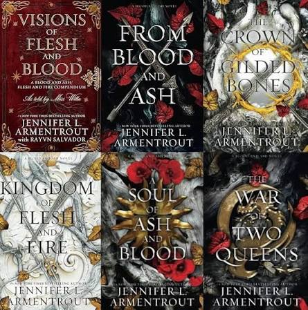 Blood and Ash six-book set including Visions of Flesh and Blood