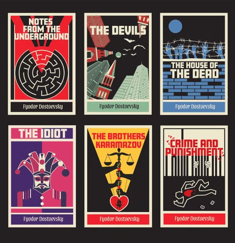 Fyodor Dostoevsky : Set of 6 bestsellers
