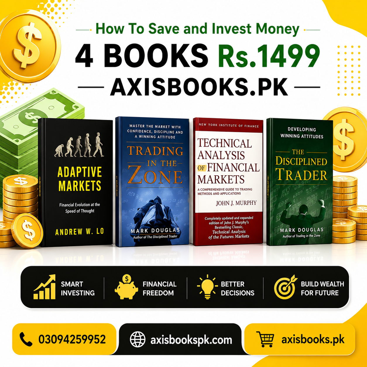 Learn to save, invest — 4 books Rs.1499