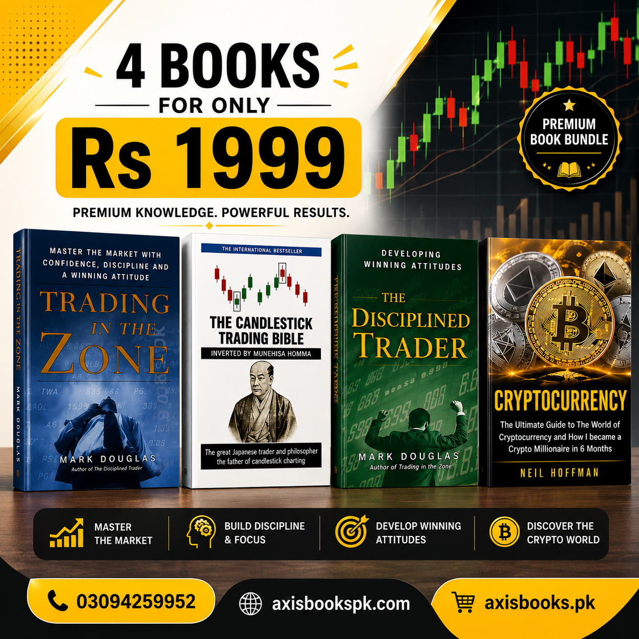 Master Trading, Money Mindset – 4 Books
