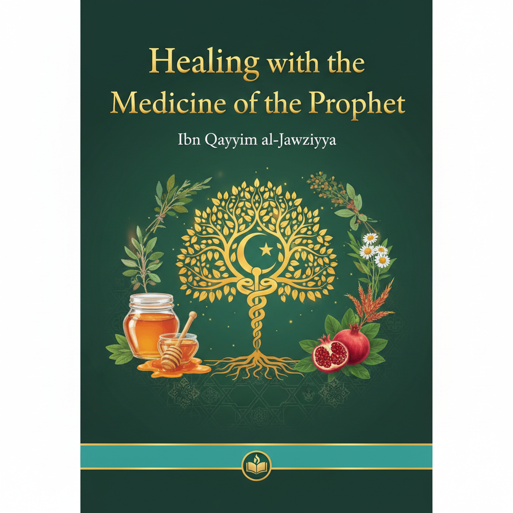 Healing with the Medicine of the Prophet by Ibn Qayyim al-Jawziyya book cover - Prophetic medicine and holistic healing
