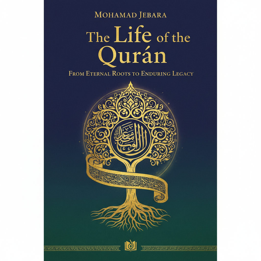The Life of the Qur'an by Mohamad Jebara book cover - From Eternal Roots to Enduring Legacy