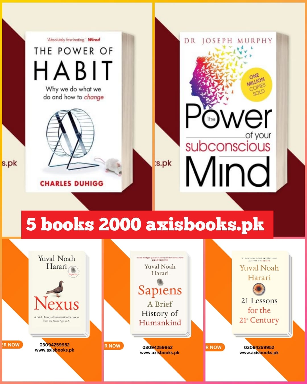 Level Up Your Mindset in 5 Reads-Nexus set