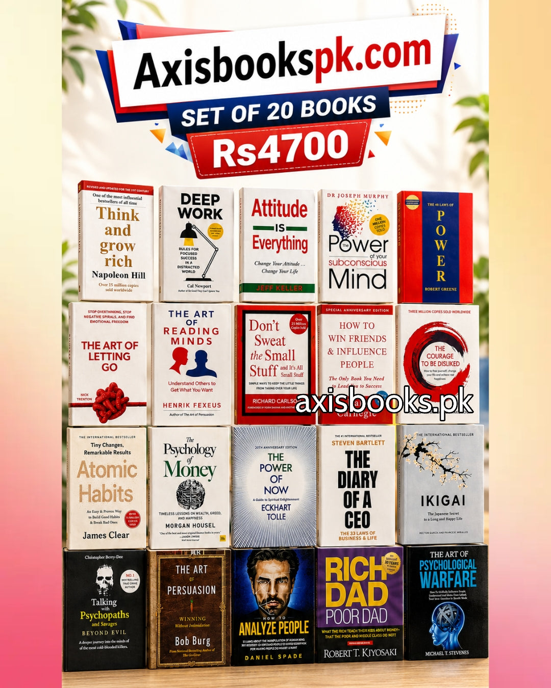 'Think' set of 20 New Books Rs.4699