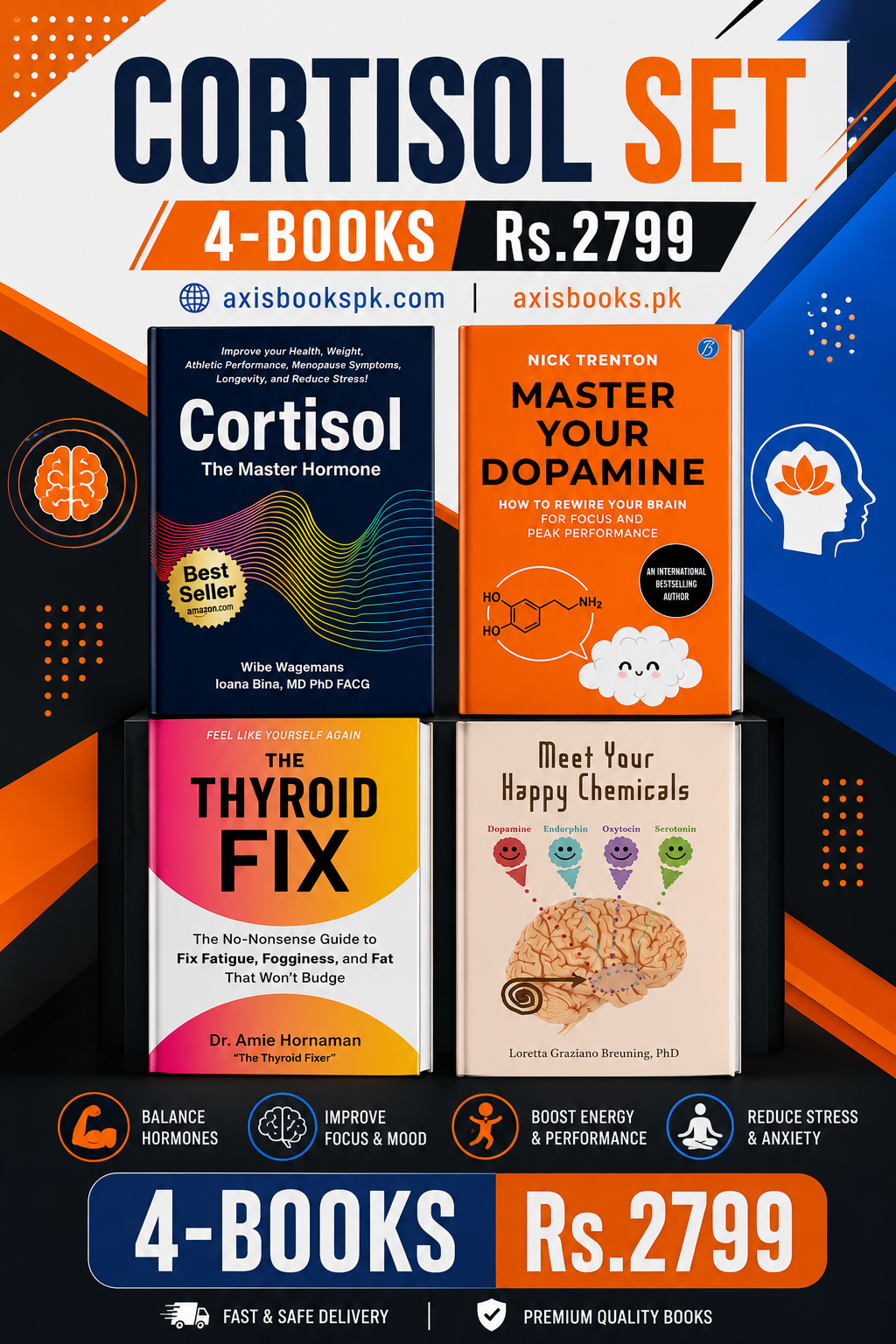 Hormone & Brain Health Bundle – 4 Books Rs 2799