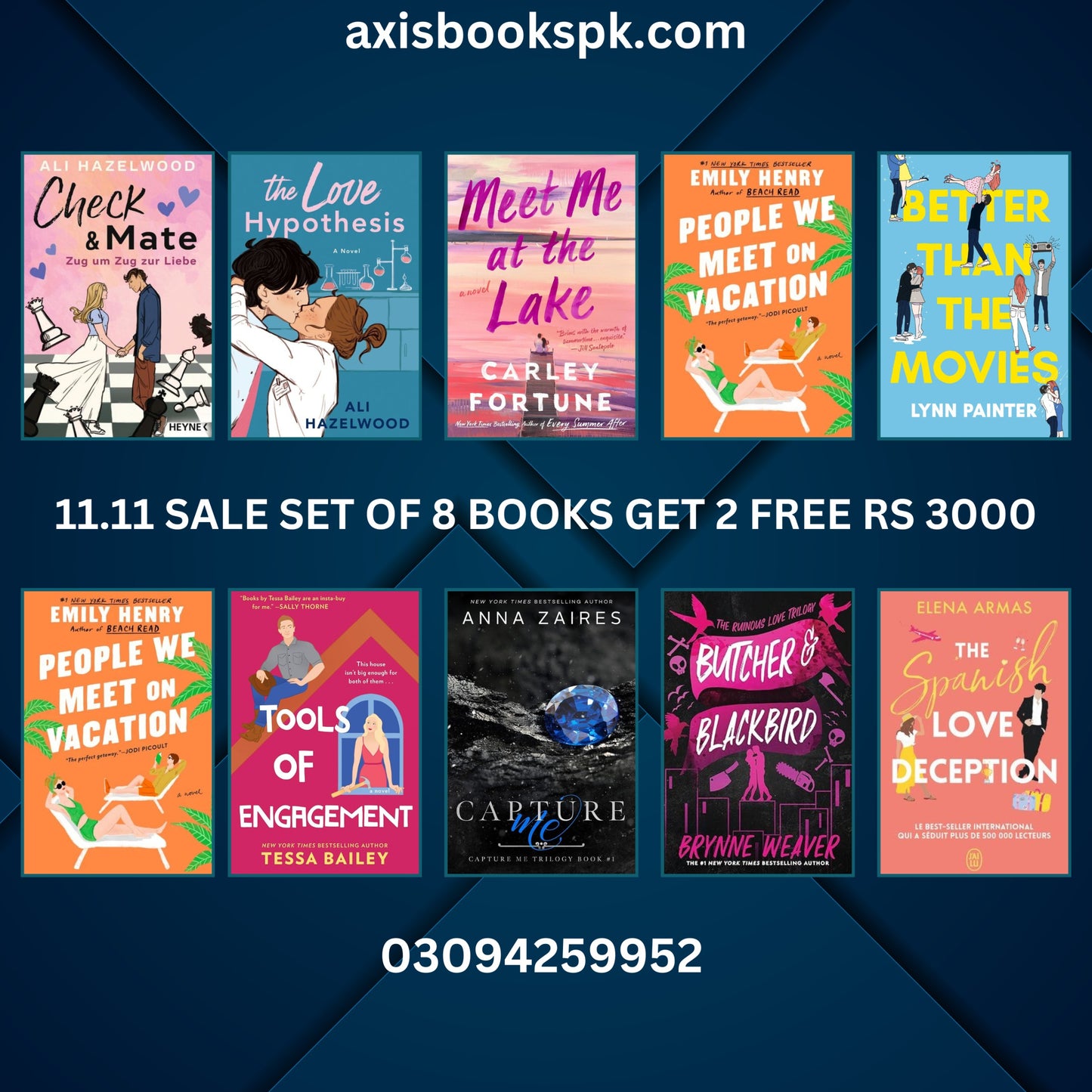 12.12 SALE SET 8 BOOKS GET 2 FREE RS 3000