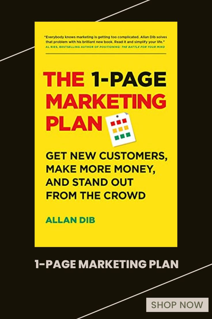 THE 1-PAGE MARKETING PLAN