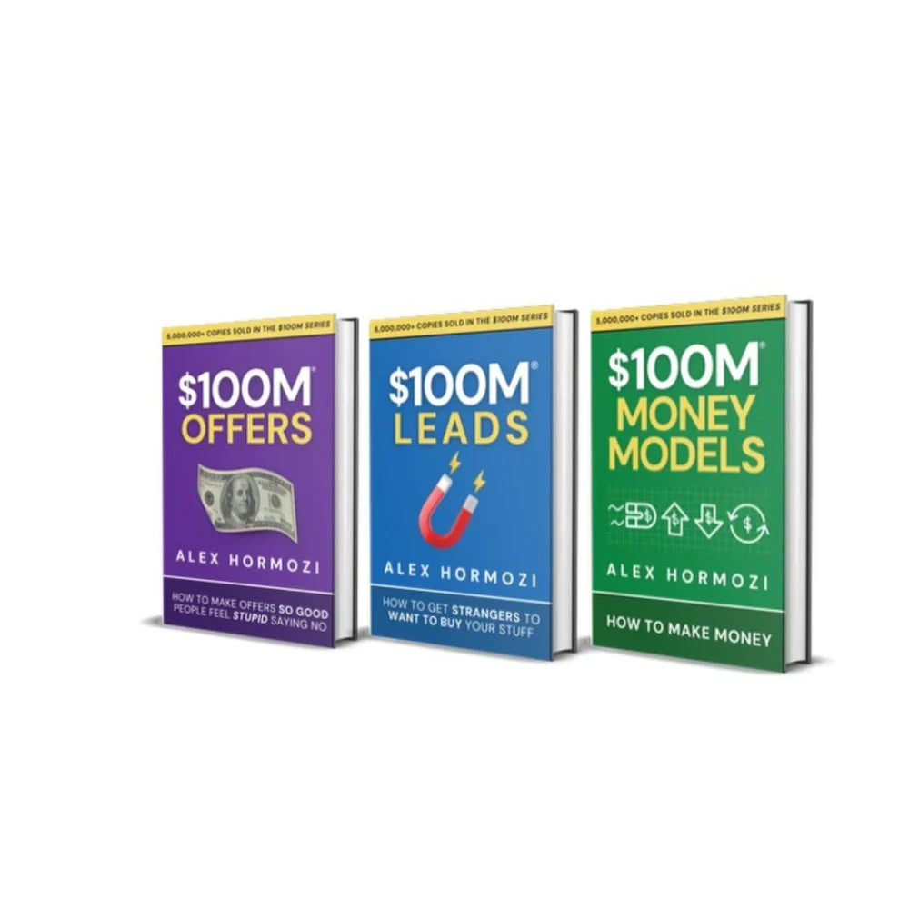 The $100M Library by Alex Hormozi – Set of 3 Books Rs 999