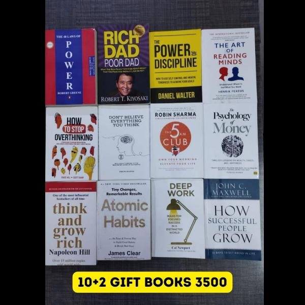 BEST SET OF SELF HELP BOOKS [10+2 GIFTS RS 3500]