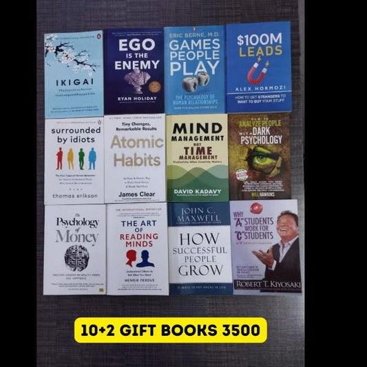 BEST SET OF SELF HELP BOOKS [10+2 GIFTS RS 3500]