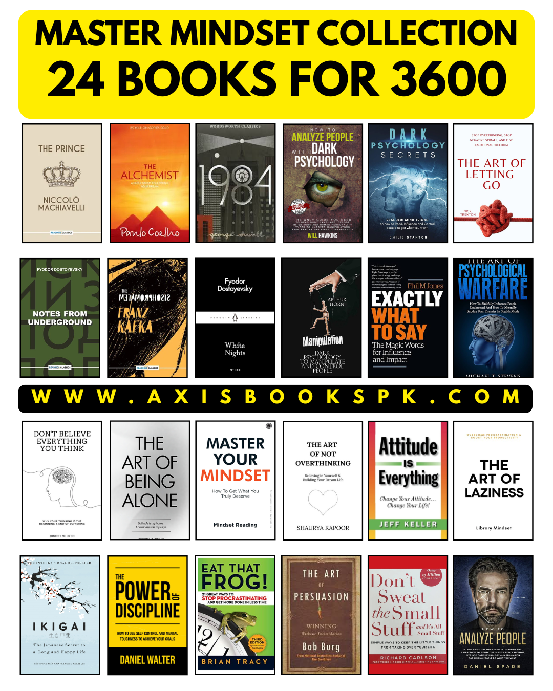 Master Mindset collection— 24 BOOKS Rs.3600
