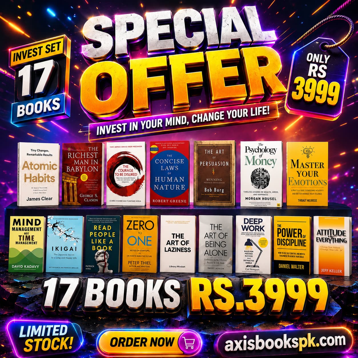 Super invest set of 17 books Rs.3999