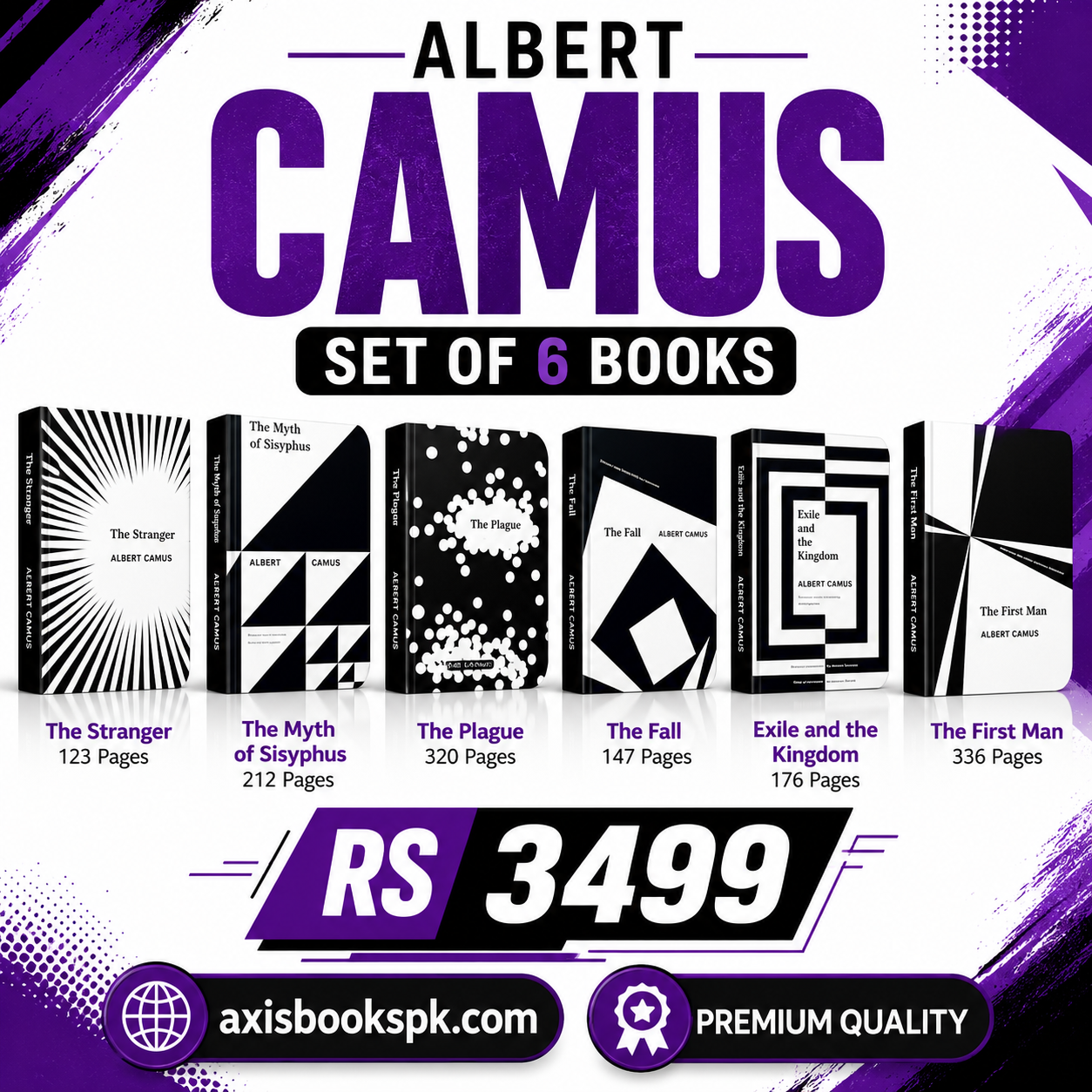 Albert Camus Set of 6 Books