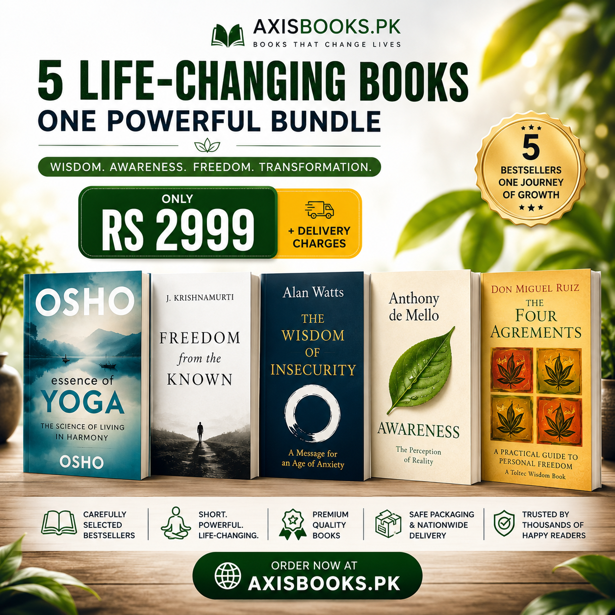 The Modern Mystics Collection: 5 books Rs2999