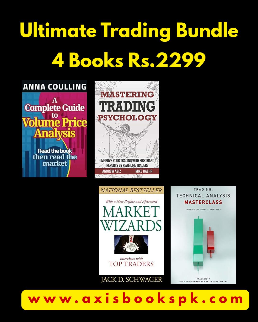 The Ultimate Trading & Market Mastery 4 book Bundle - Rs 2299