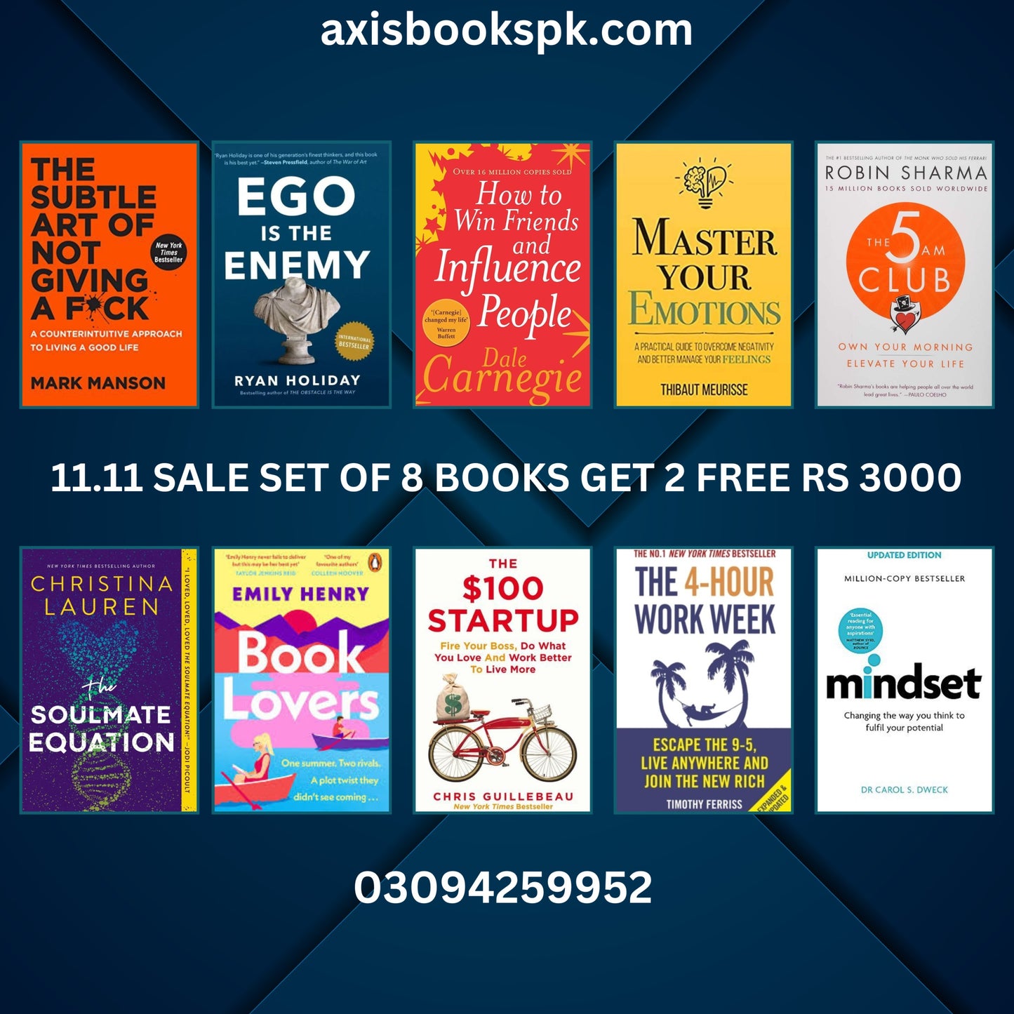 12.12 SALE SET 8 BOOKS GET 2 FREE RS 3000