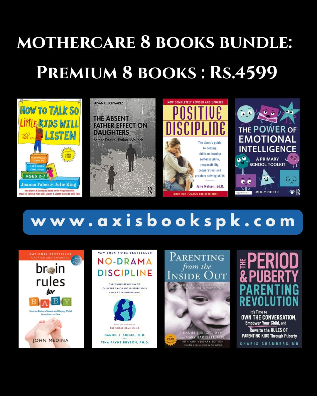 Mothercare 8 Books Bundle : Rs 4599+300 delivery