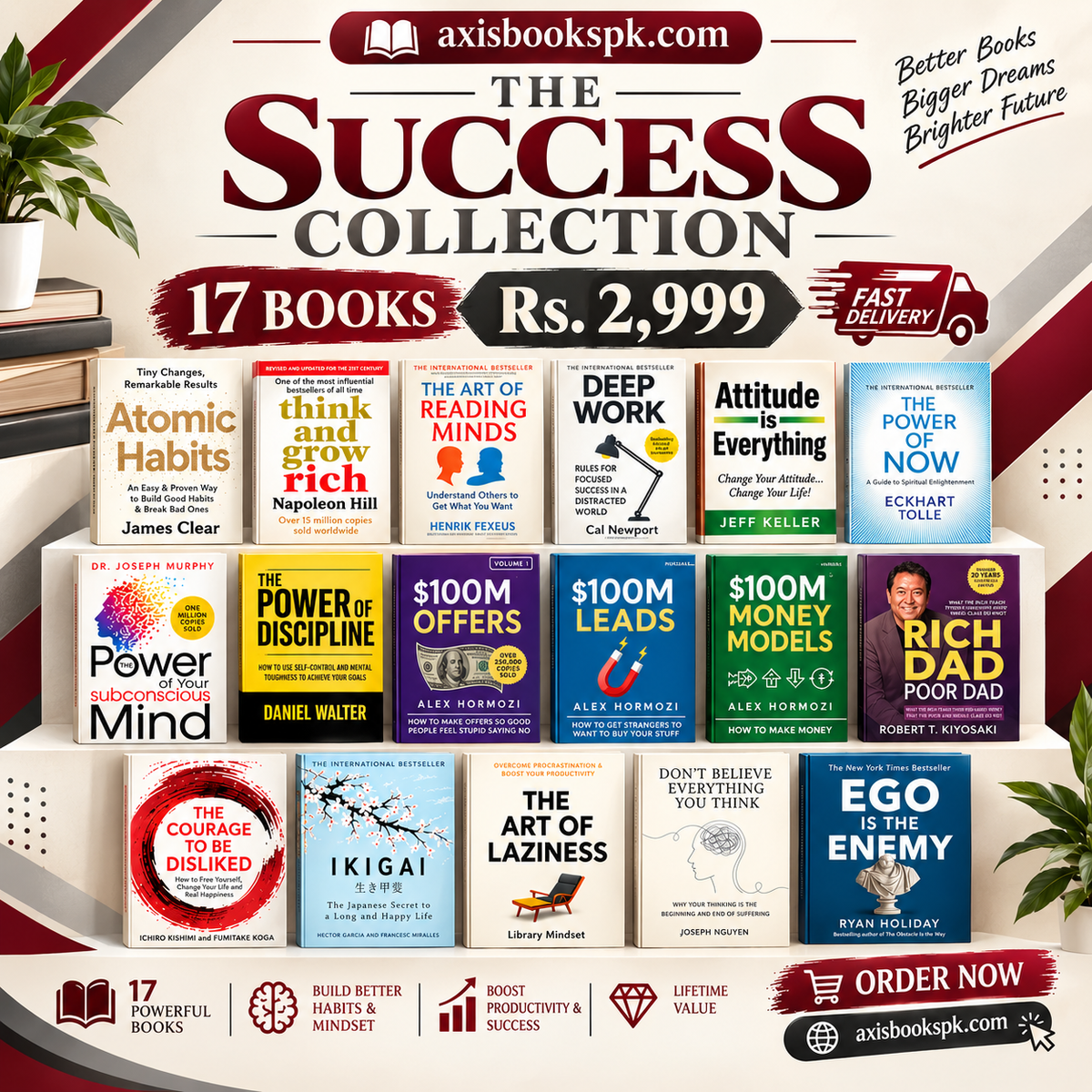 Invest in yourself: 17 books set Rs.2999