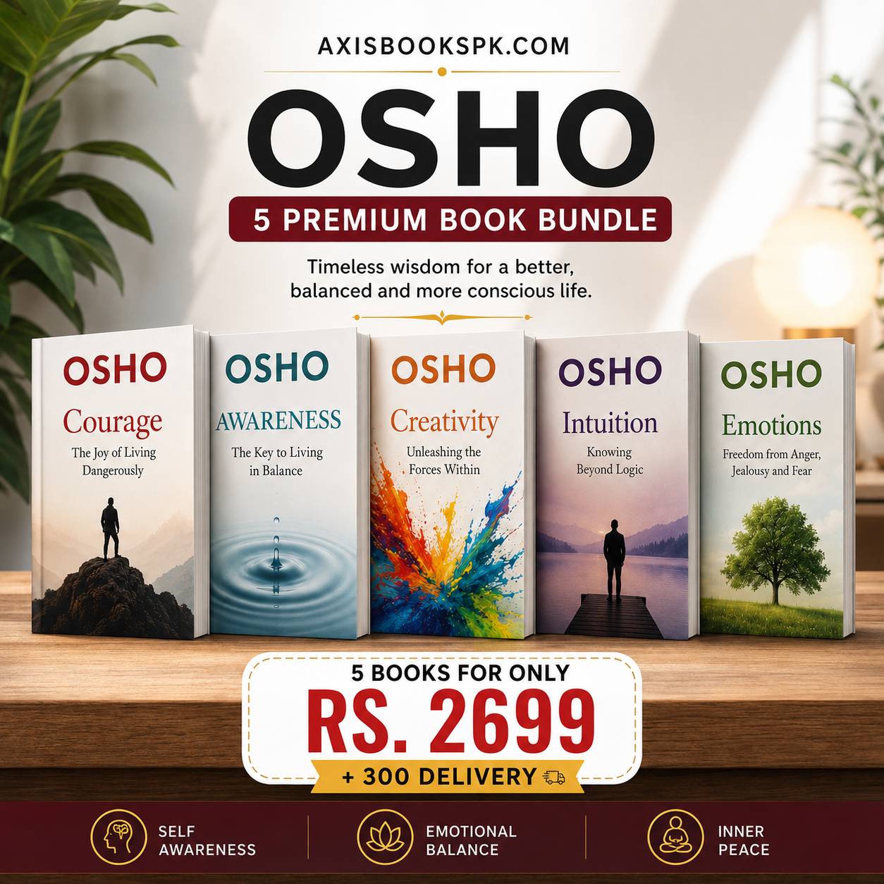 OSHO 5 Premium Book Bundle