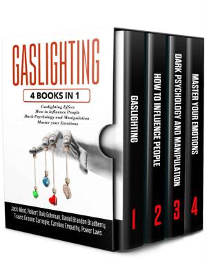 Gaslighting 4 Books in 1 cover with four black book spines