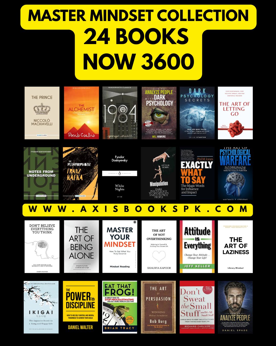 Master Mindset collection— 24 BOOKS Rs.3600