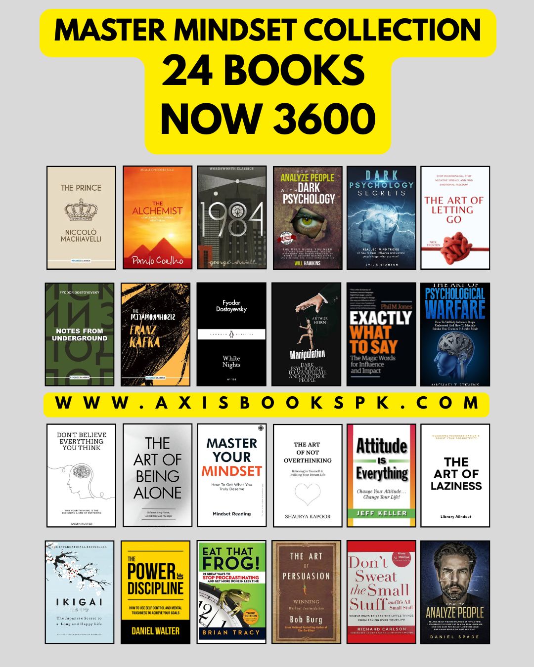 Master Mindset collection— 24 BOOKS Rs.3600