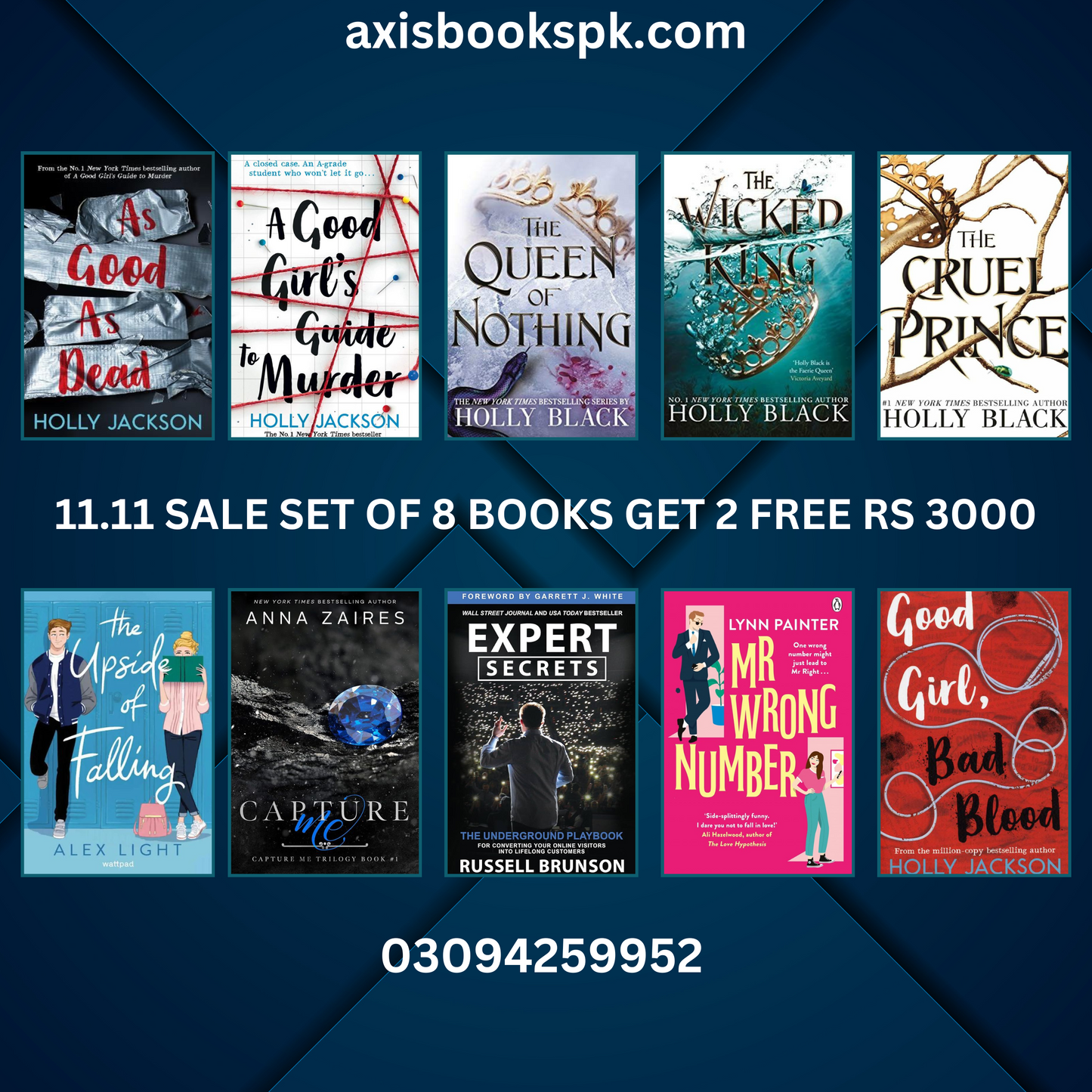 12.12 SALE SET 8 BOOKS GET 2 FREE RS 3000