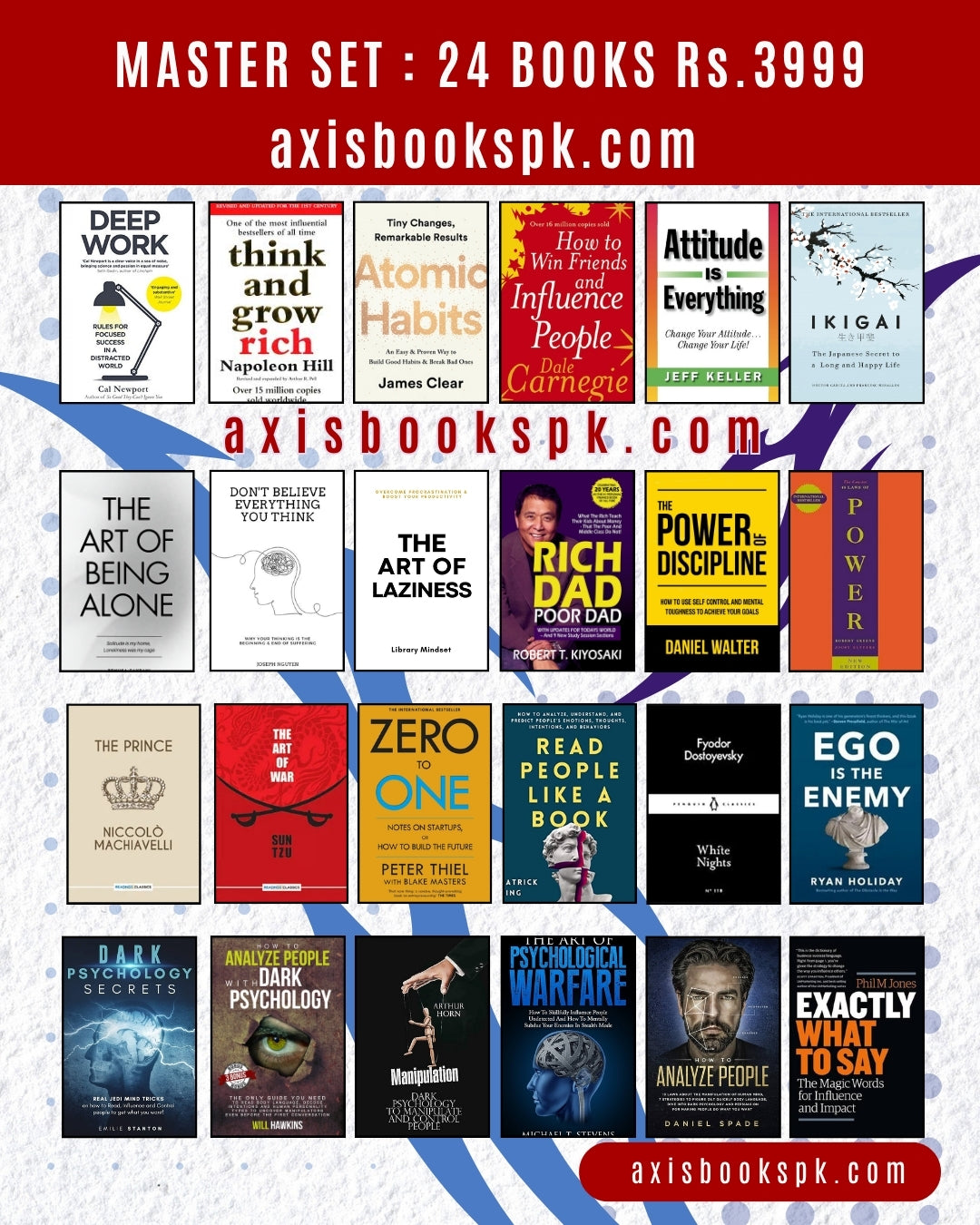 Master set - 24 BOOKS FOR Rs.3999+300 Delivery