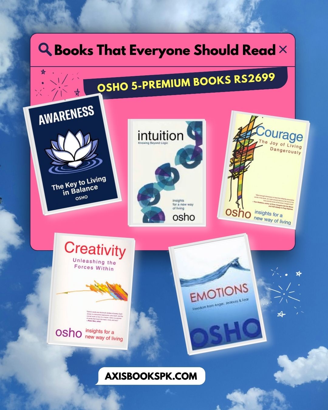 OSHO 5 Premium Book Bundle