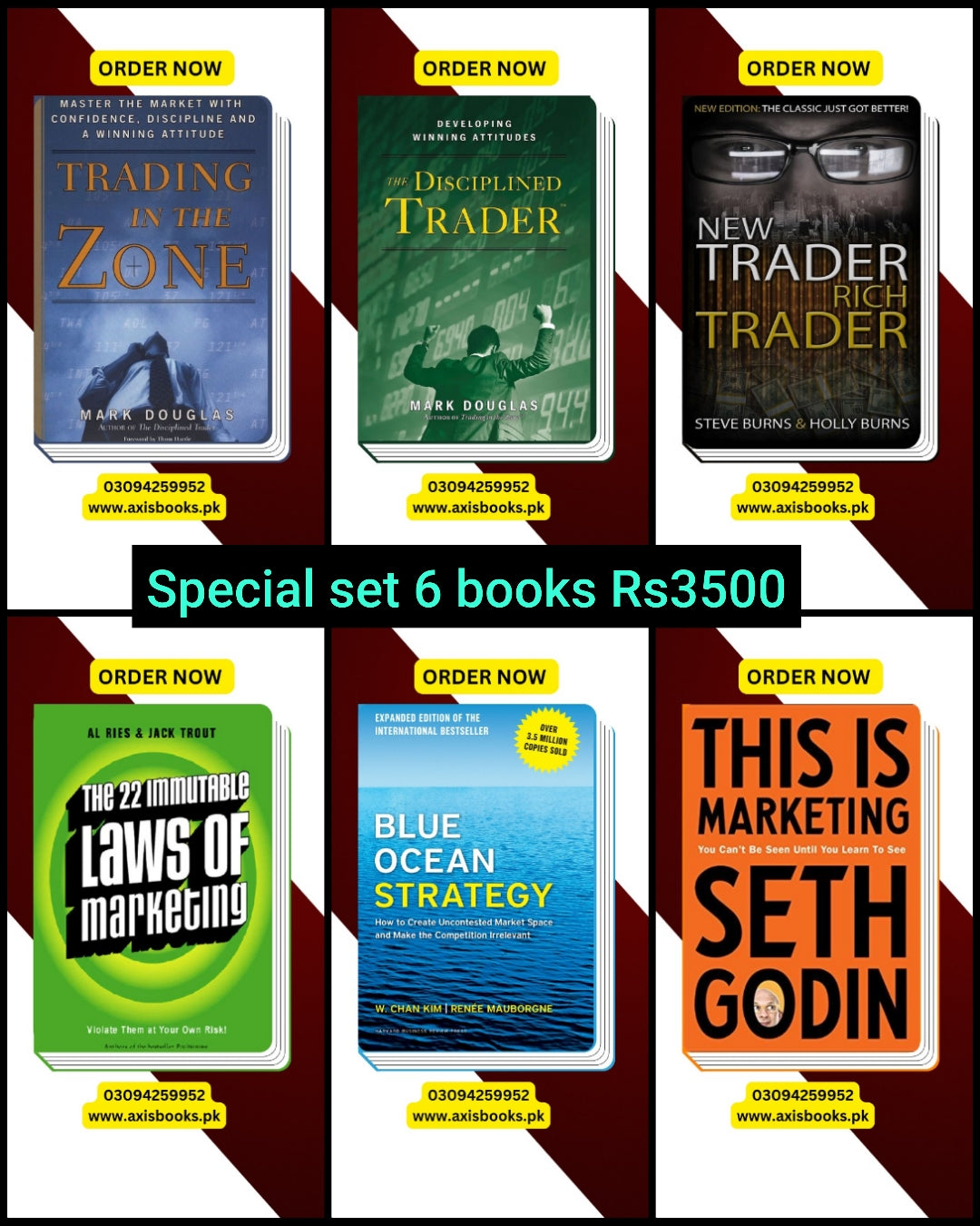 Special set of 6 books Rs 3500