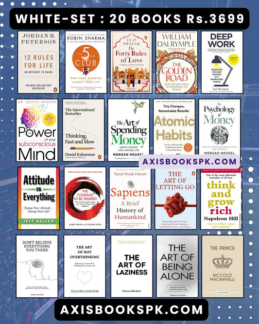 WHITE SET: 20 BOOKS — Rs. 3699+300 DELIVERY
