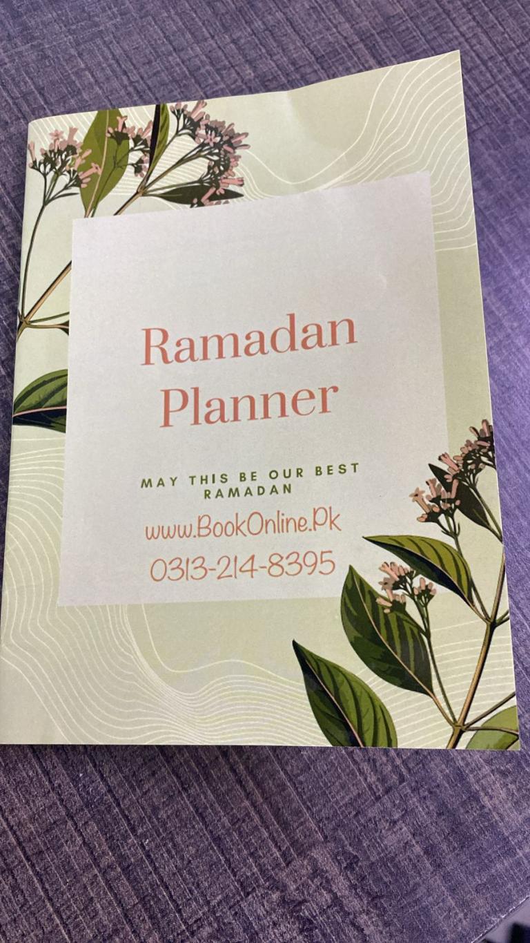 Ramadan planner