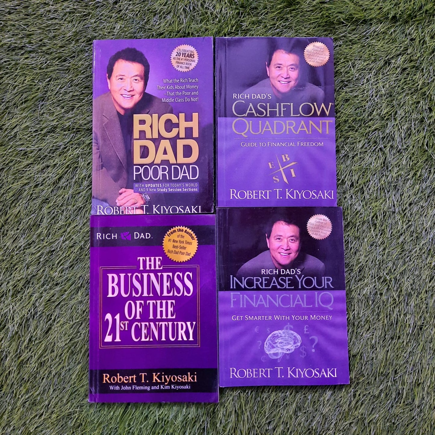 RICH DAD POOR DAD SET OF 4 BOOKS