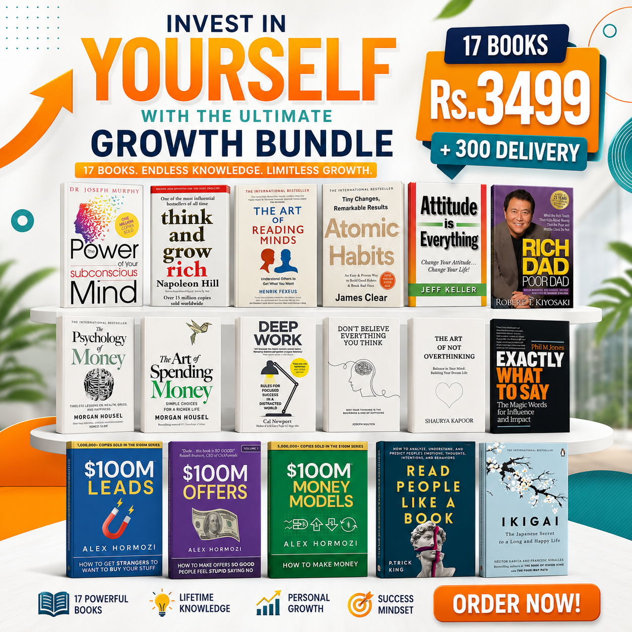 Growth bundle of 17 books Rs.3499