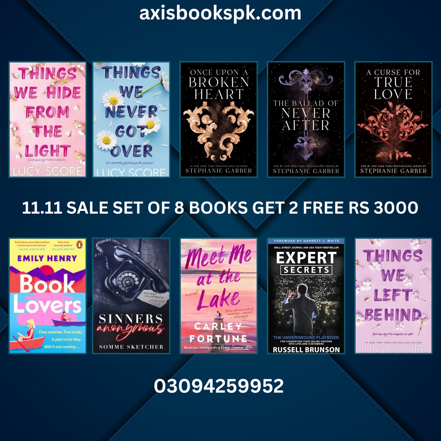 12.12 SALE SET 8 BOOKS GET 2 FREE RS 3000