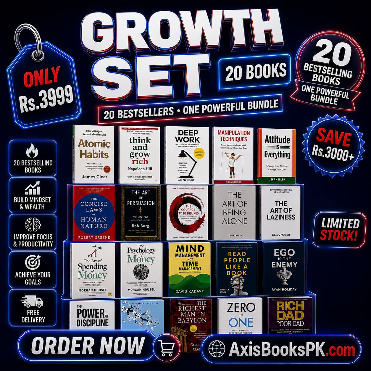 Growth bundle of 20 books Rs.3999