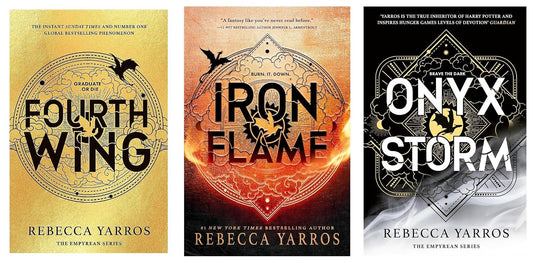 Fourth Wing, Iron Flame and Onyx Storm three-book set