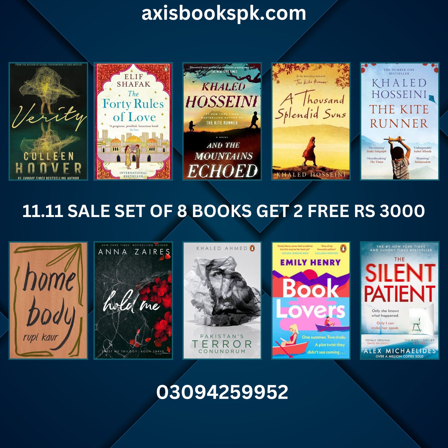 12.12 SALE SET 8 BOOKS GET 2 FREE RS 3000