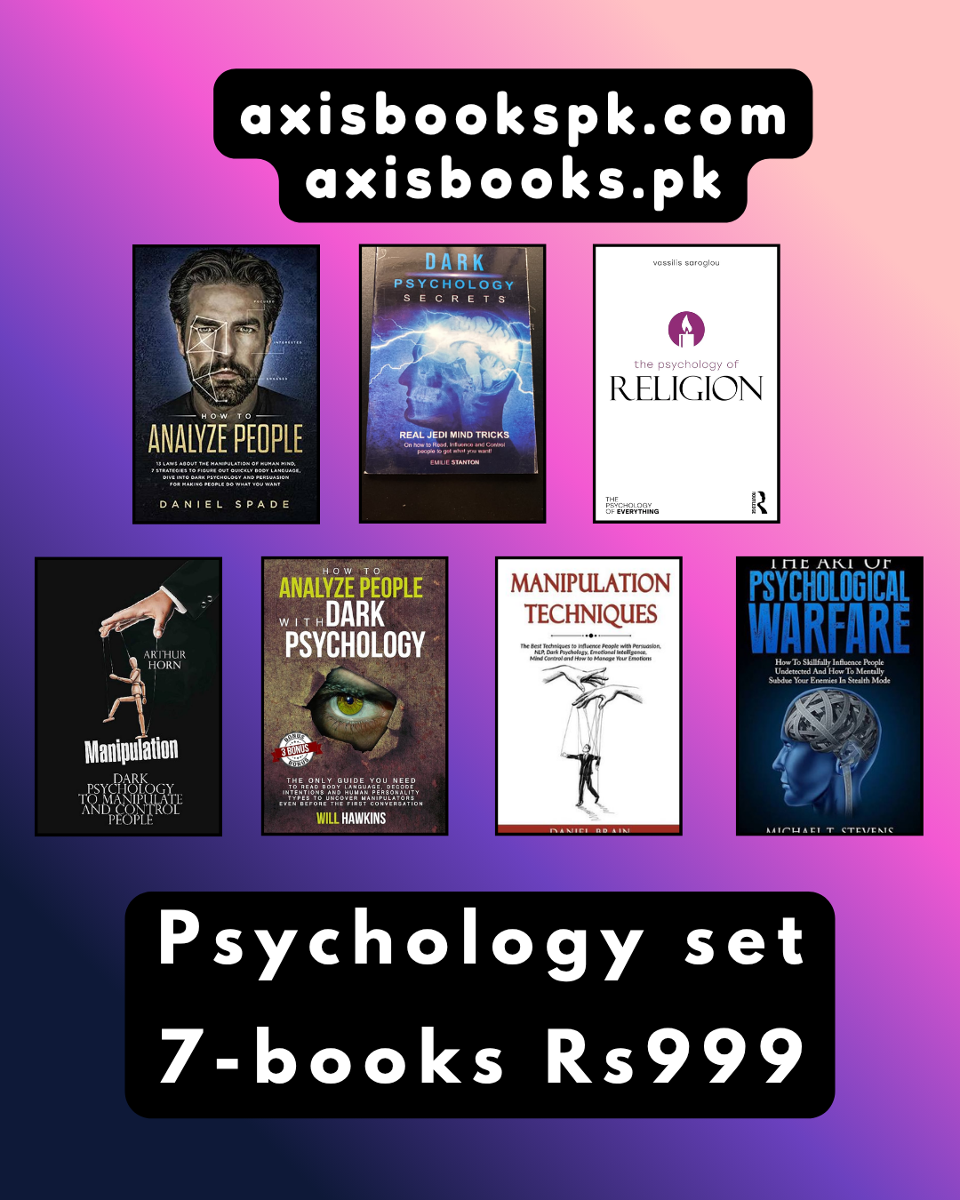 YES ITS TRUE! Psychology Set – 7 Books (Only Rs. 999)