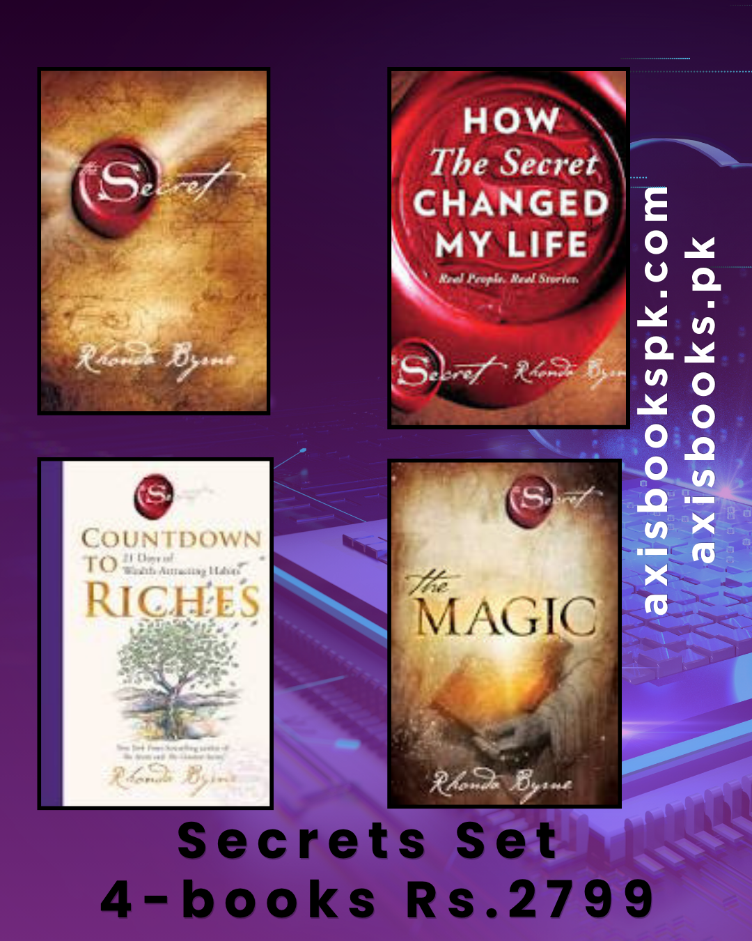 Secrets 4-Book Set by Rhonda Byrne